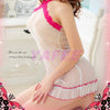 Sexy White Babydoll Lingerie Dress