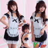 Sexy White Lace Maid Costume Lingerie Set