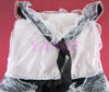 Sexy White Lace Maid Costume Lingerie Set