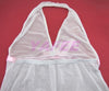 Sexy Women Halter Lingerie Babydoll Sleep Dress White