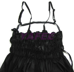 Spicy Backless Black Babydoll Lingerie - LingerieCats